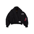 Alpha Industries x Buffalo Bills Women's Black Shawl Collar Flight Jacket