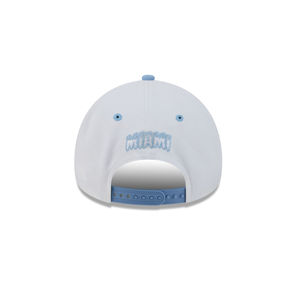 Miami Dolphins Chrome Ghost 9FORTY A-Frame Snapback Hat