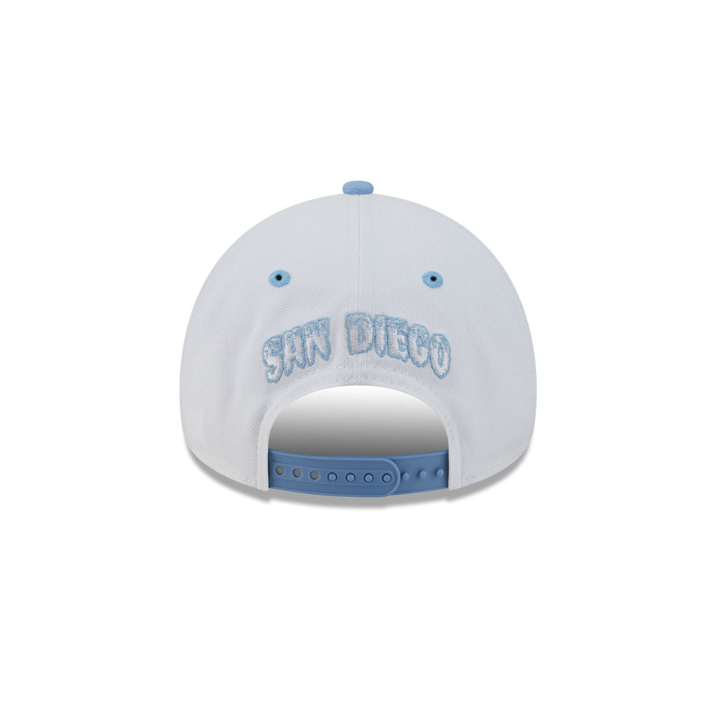 San Diego Padres Chrome Ghost 9FORTY A-Frame Snapback Hat