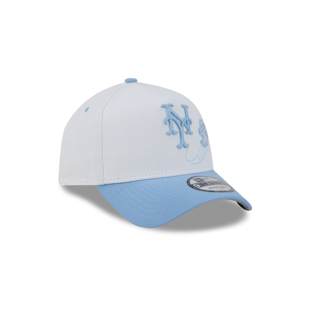 New York Mets Chrome Ghost 9FORTY A-Frame Snapback Hat