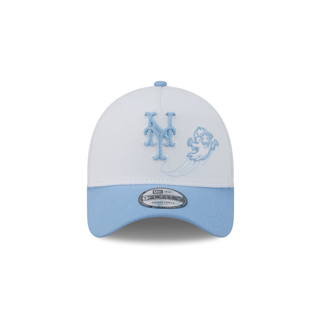 New York Mets Chrome Ghost 9FORTY A-Frame Snapback Hat