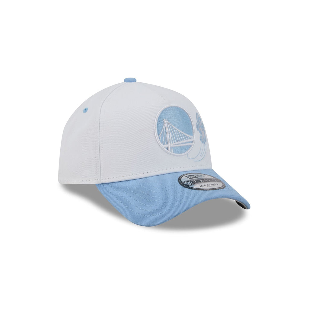 Golden State Warriors Chrome Ghost 9FORTY A-Frame Snapback Hat