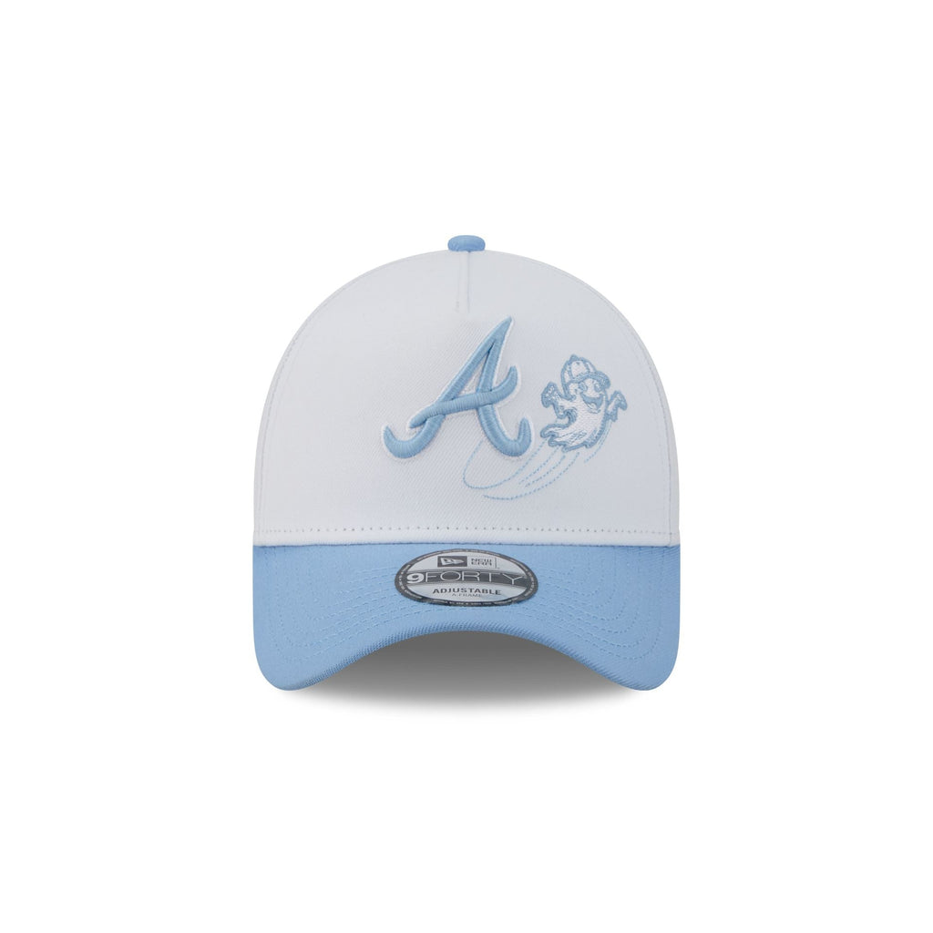 Atlanta Braves Chrome Ghost 9FORTY A-Frame Snapback Hat