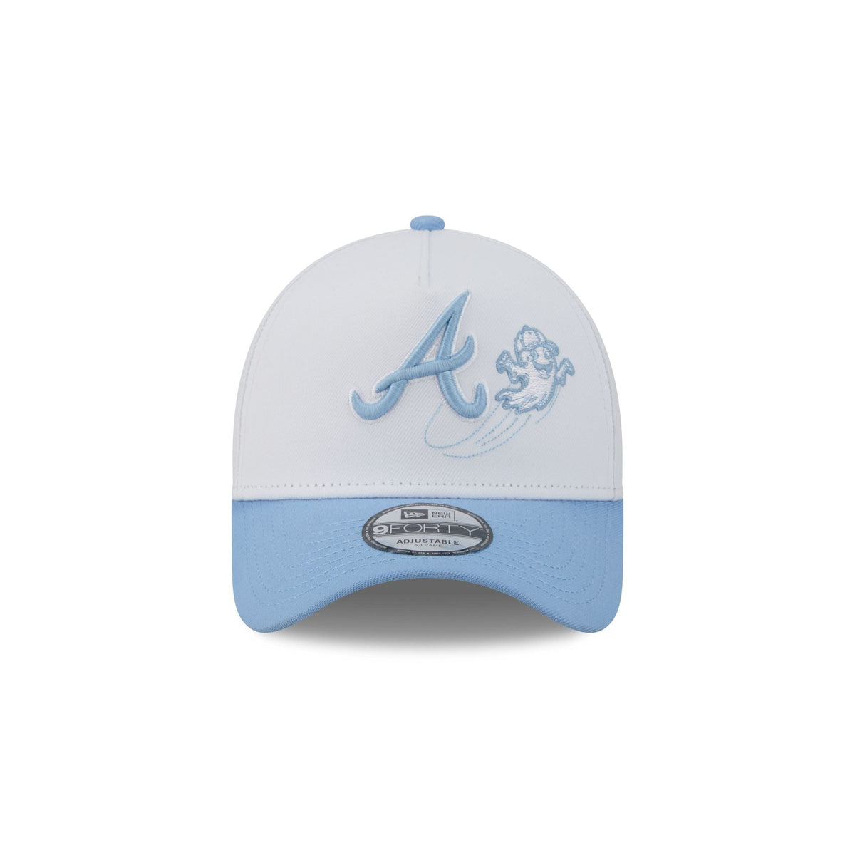 Atlanta Braves Chrome Ghost 9FORTY A-Frame Snapback Hat