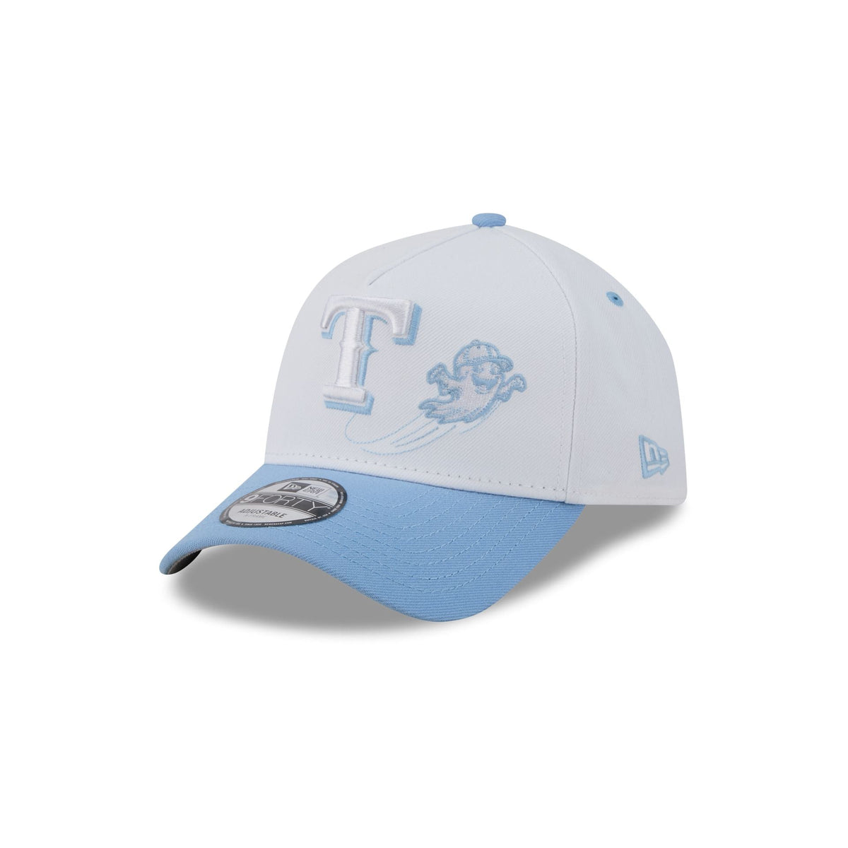Texas Rangers Chrome Ghost 9FORTY A-Frame Snapback Hat