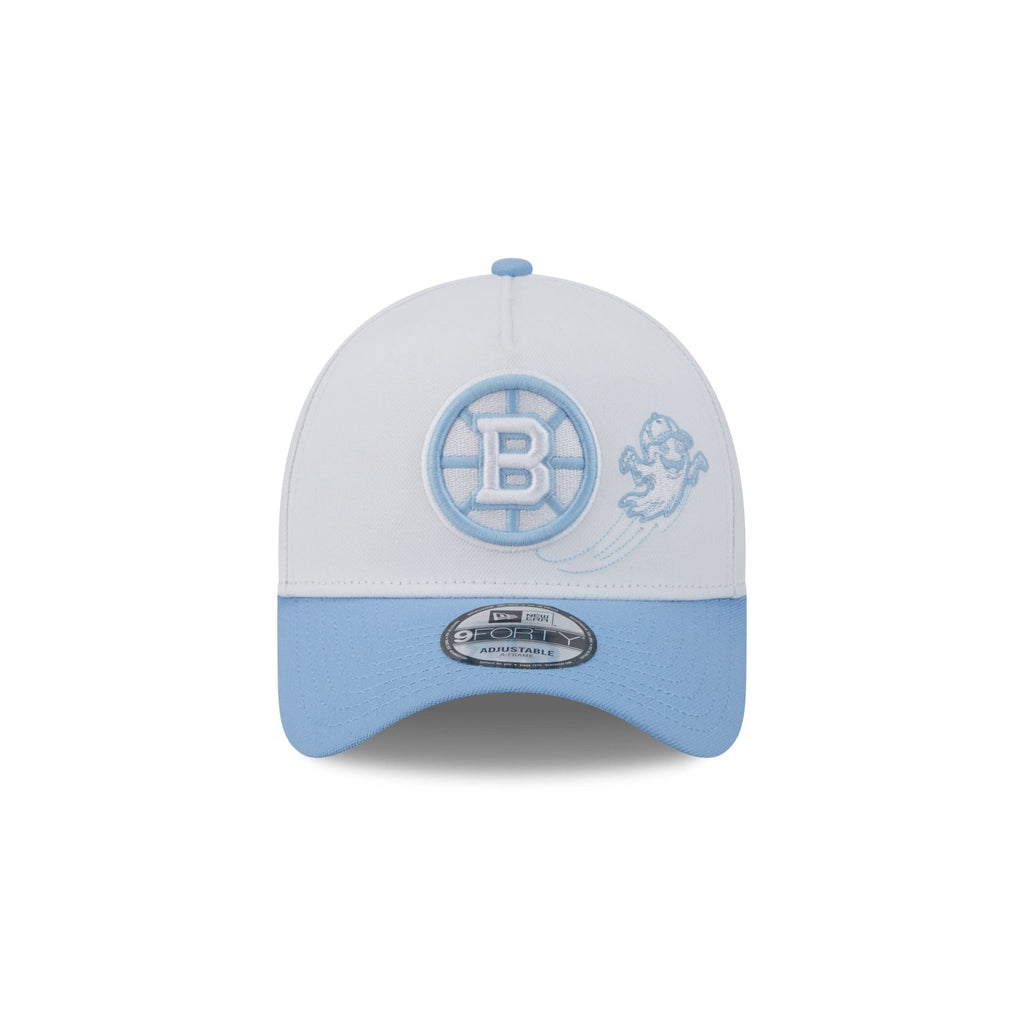 Boston Bruins Chrome Ghost 9FORTY A-Frame Snapback Hat