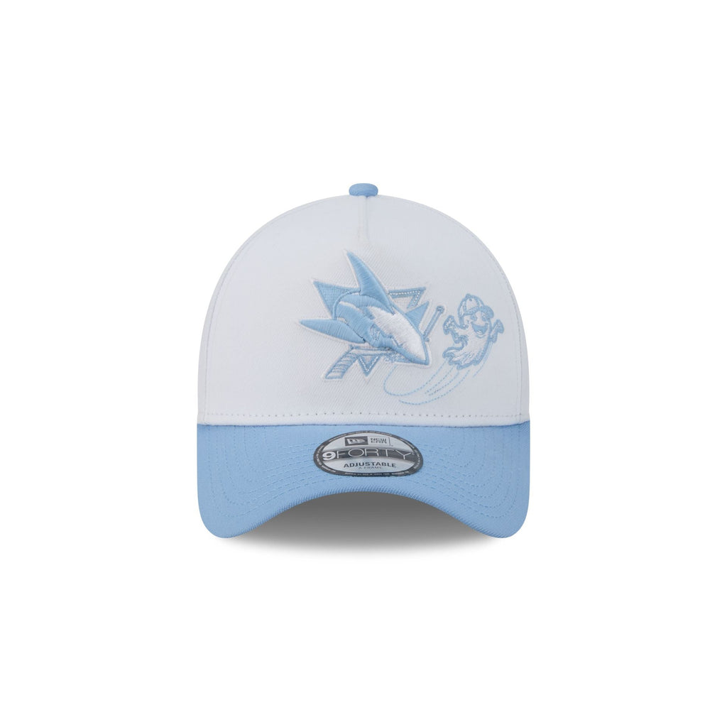San Jose Sharks Chrome Ghost 9FORTY A-Frame Snapback Hat