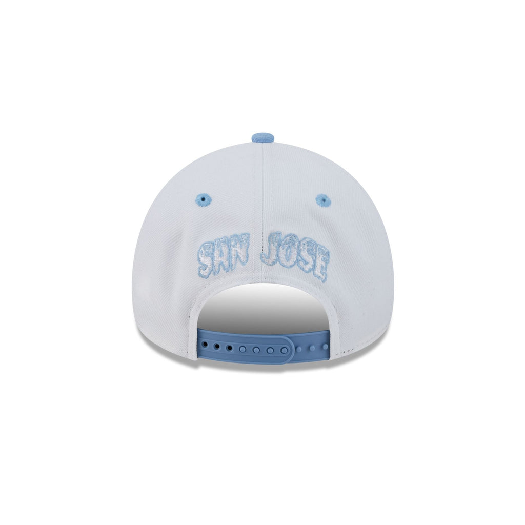 San Jose Sharks Chrome Ghost 9FORTY A-Frame Snapback Hat