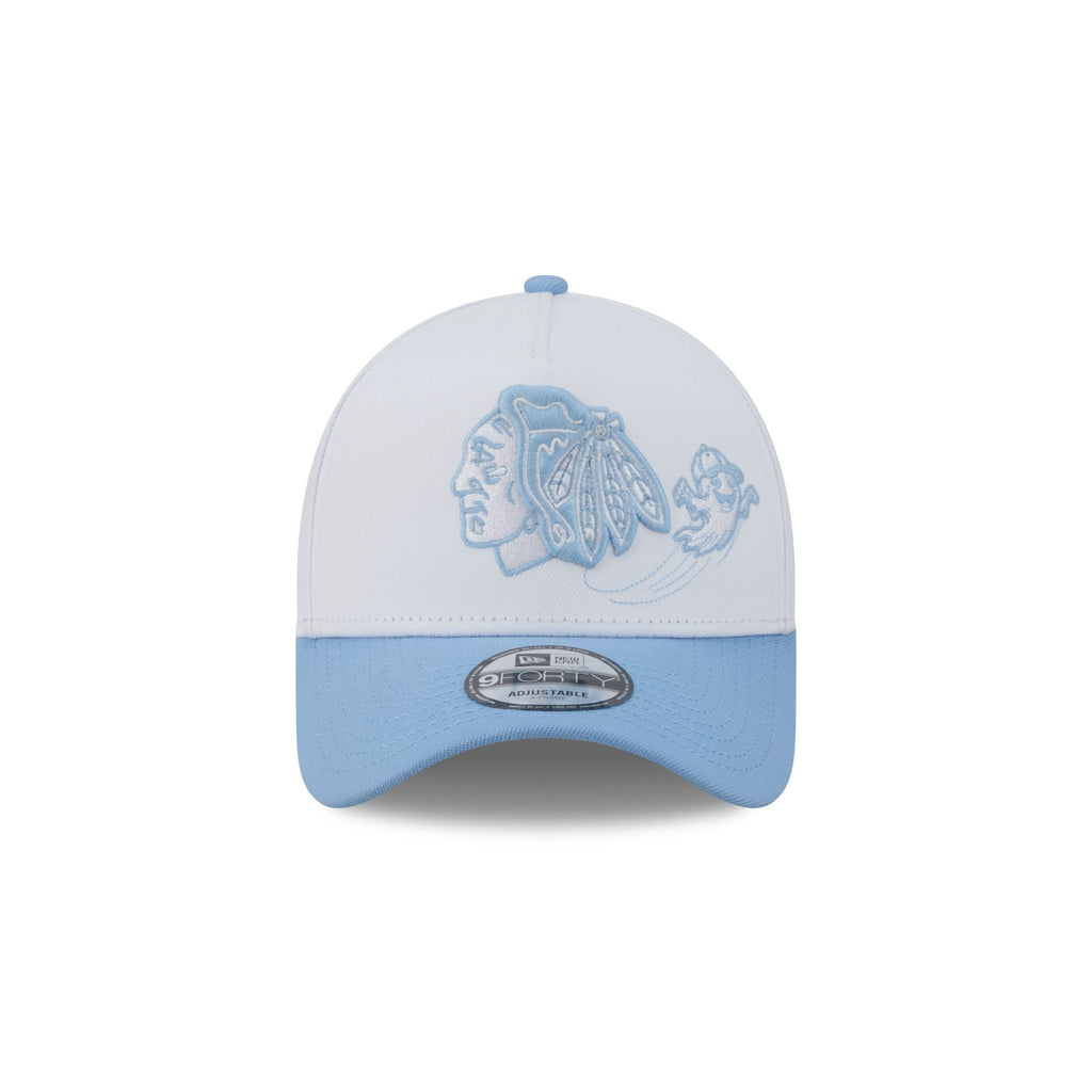 Chicago Blackhawks Chrome Ghost 9FORTY A-Frame Snapback Hat