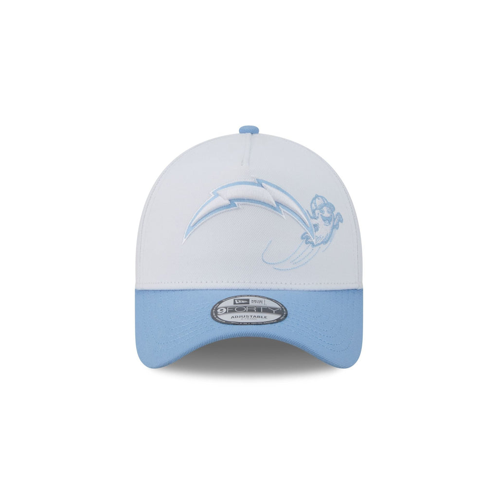 Los Angeles Chargers Chrome Ghost 9FORTY A-Frame Snapback Hat