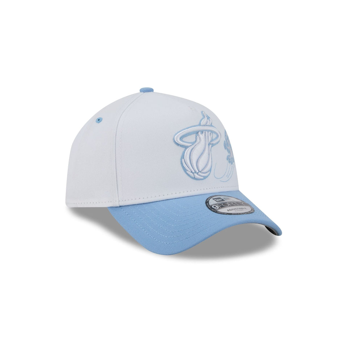 Miami Heat Chrome Ghost 9FORTY A-Frame Snapback Hat