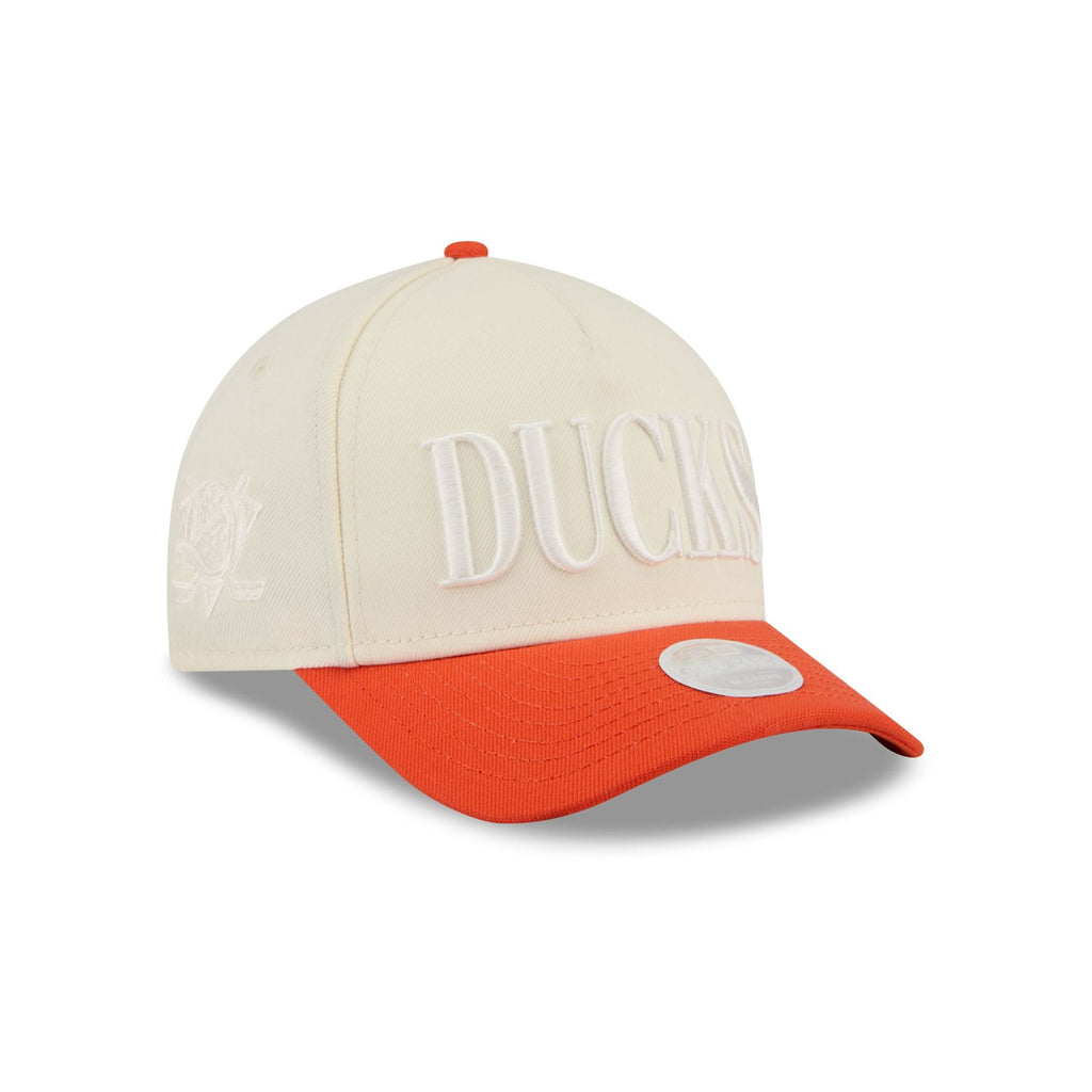 Anaheim Ducks Two Tone Chrome Women's 9FORTY M-Crown A-Frame Snapback Hat