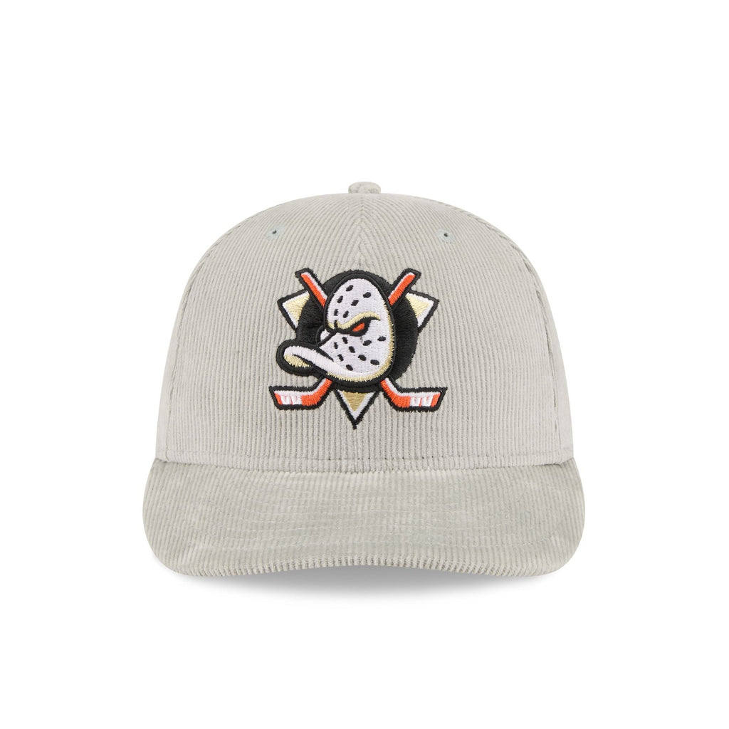 Anaheim Ducks Light Gray Corduroy 59FIFTY Fitted Hat