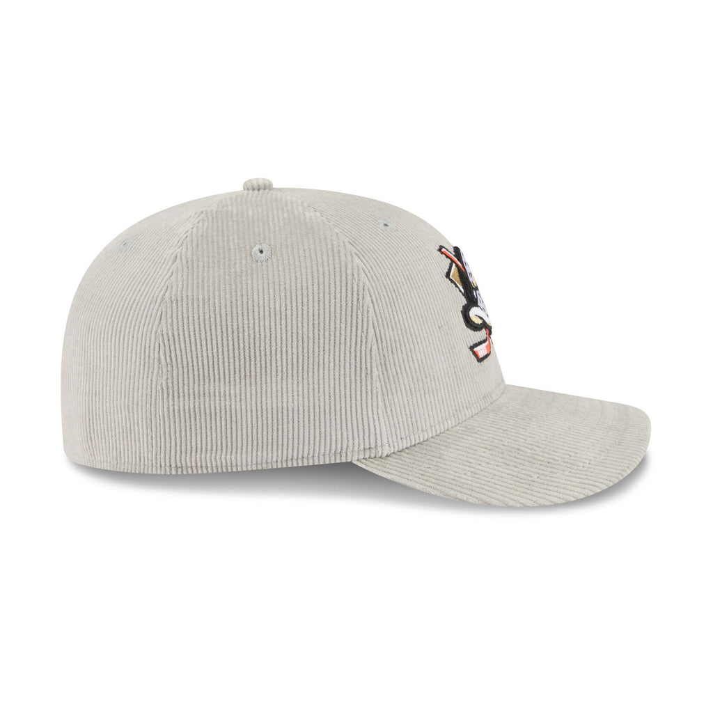 Anaheim Ducks Light Gray Corduroy 59FIFTY Fitted Hat