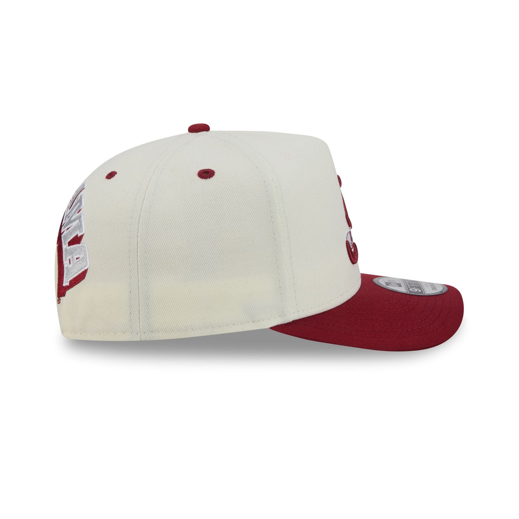 Alabama Crimson Tide Statement Back Chrome White 9FIFTY A-Frame Snapback Hat