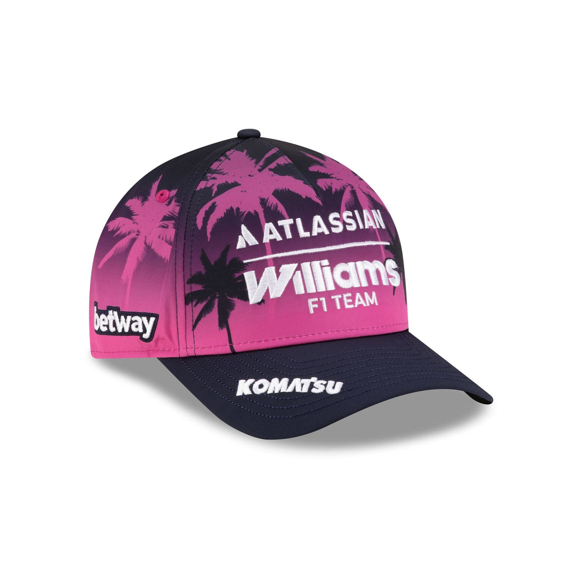 2026 Miami Race Special Team Atlassian Williams F1 Team 9FORTY M-Crown A-Frame Snapback Hat