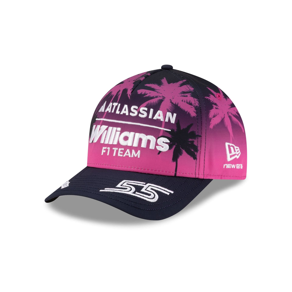 2026 Miami Race Special Atlassian Williams F1 Team Carlos Sainz 9FORTY M-Crown A-Frame Snapback Hat