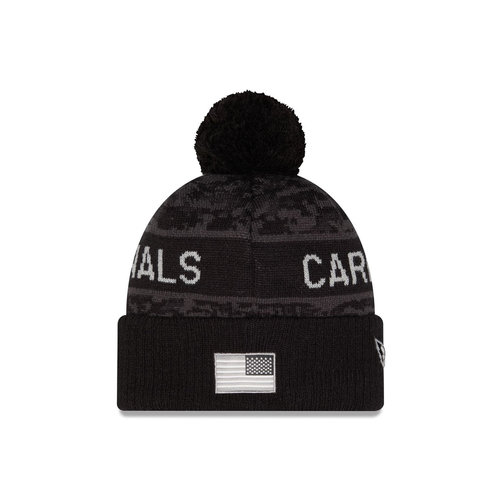 Arizona Cardinals 2026 Salute to Service Pom Knit Hat
