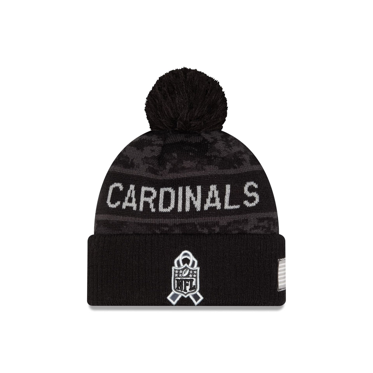 Arizona Cardinals 2026 Salute to Service Pom Knit Hat
