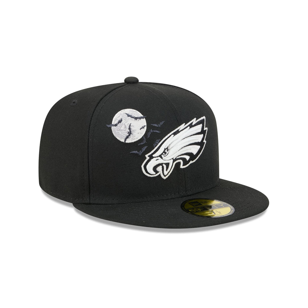 Philadelphia Eagles Glow-in-the-Dark Bats 59FIFTY Fitted Hat