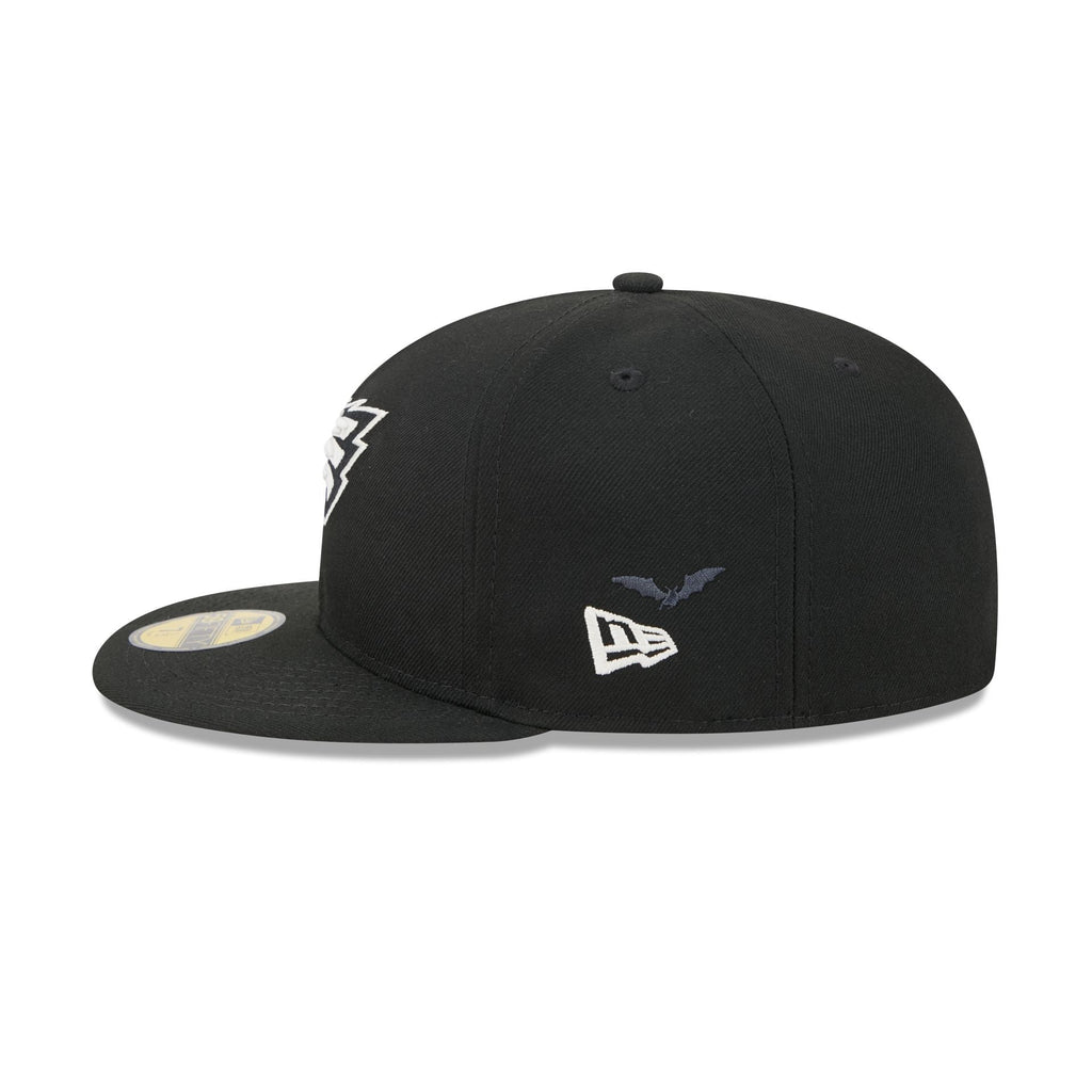 Philadelphia Eagles Glow-in-the-Dark Bats 59FIFTY Fitted Hat