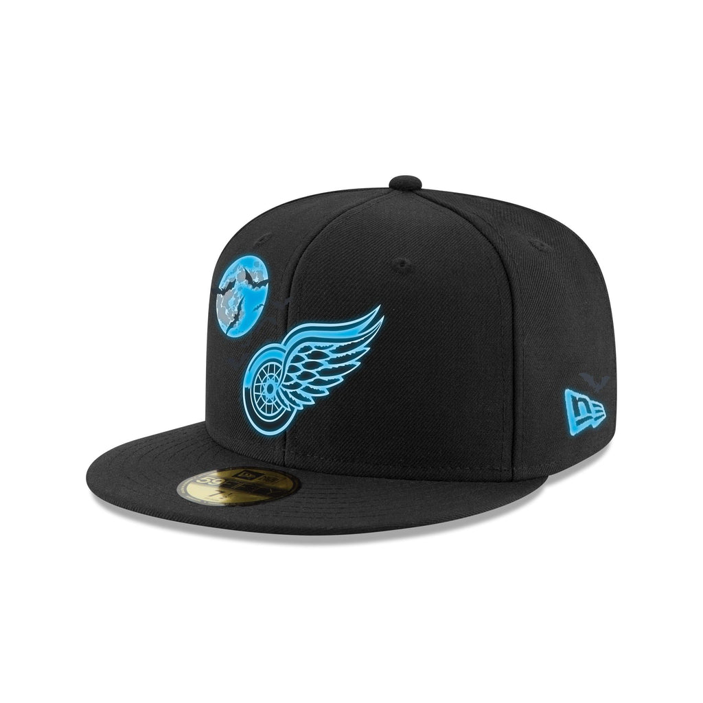 Detroit Red Wings Glow-in-the-Dark Bats 59FIFTY Fitted Hat