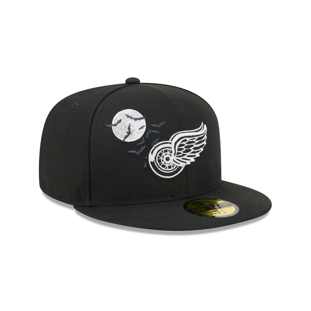 Detroit Red Wings Glow-in-the-Dark Bats 59FIFTY Fitted Hat