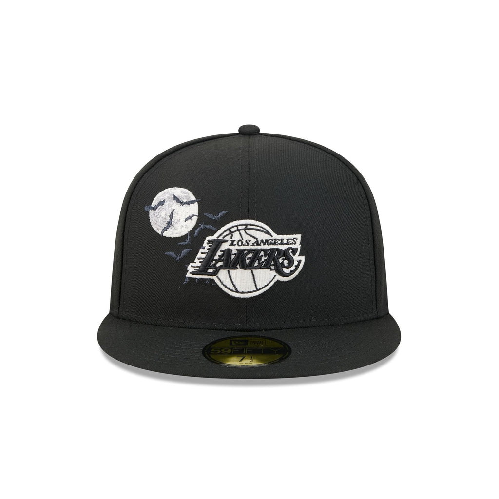 Los Angeles Lakers Glow-in-the-Dark Bats 59FIFTY Fitted Hat