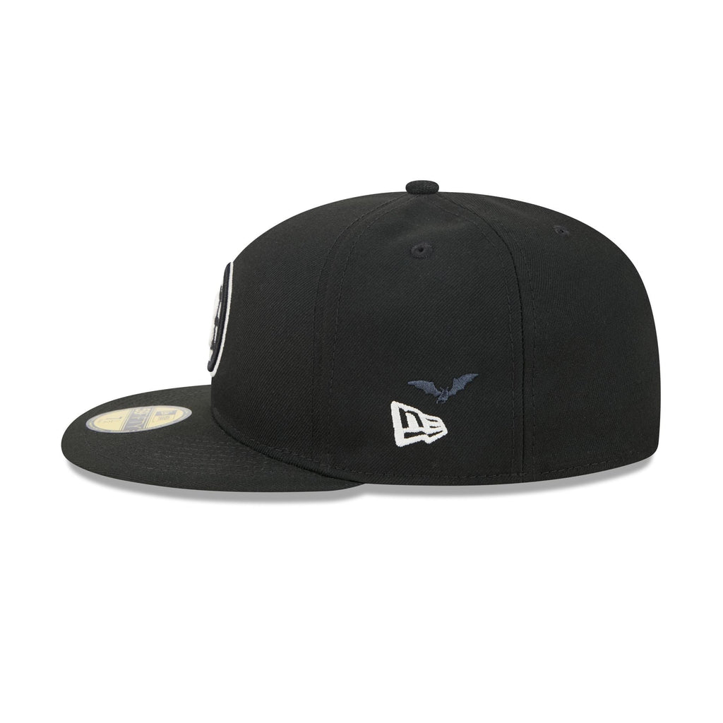 Boston Bruins Glow-in-the-Dark Bats 59FIFTY Fitted Hat