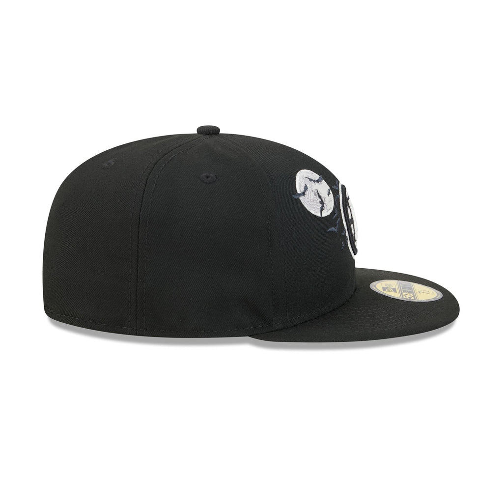 Boston Bruins Glow-in-the-Dark Bats 59FIFTY Fitted Hat