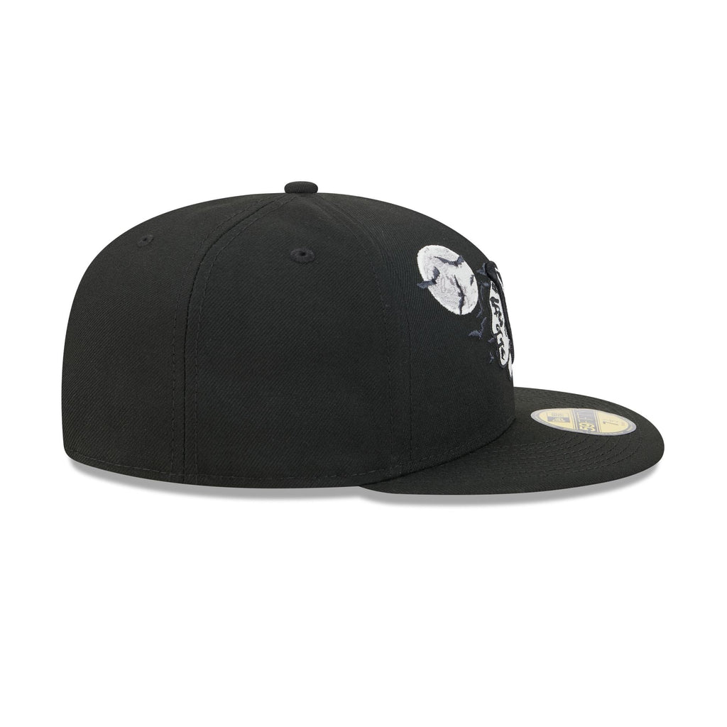 Chicago Blackhawks Glow-in-the-Dark Bats 59FIFTY Fitted Hat