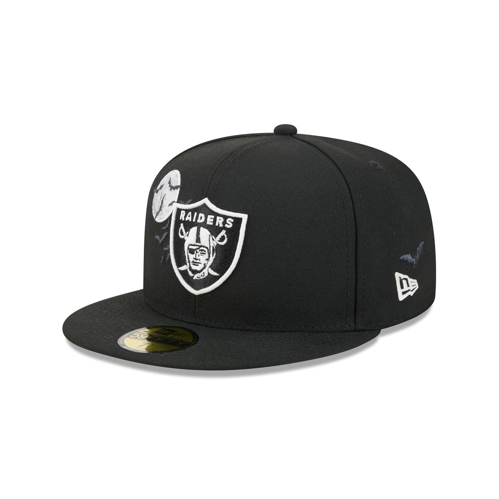 Las Vegas Raiders Glow-in-the-Dark Bats 59FIFTY Fitted Hat