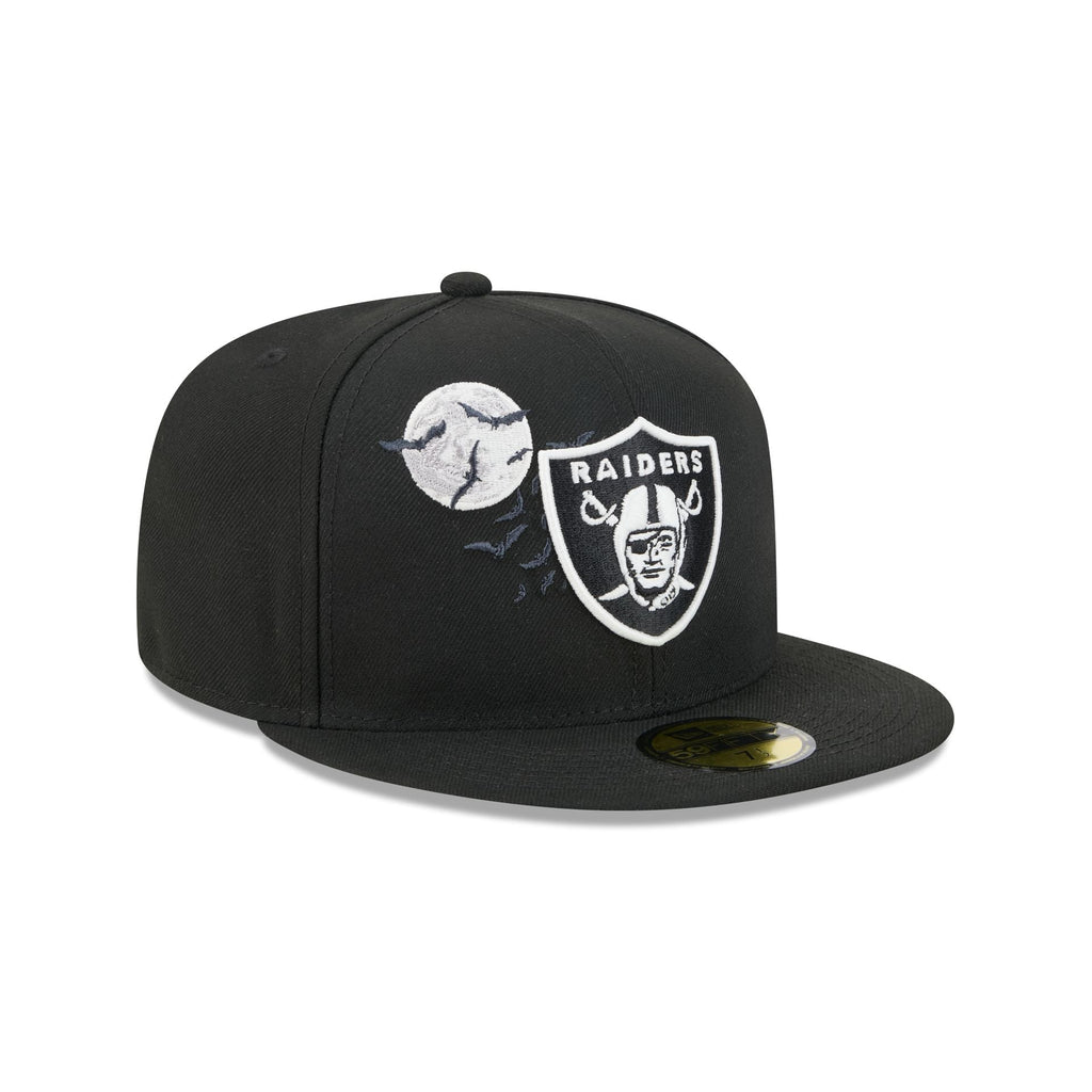 Las Vegas Raiders Glow-in-the-Dark Bats 59FIFTY Fitted Hat