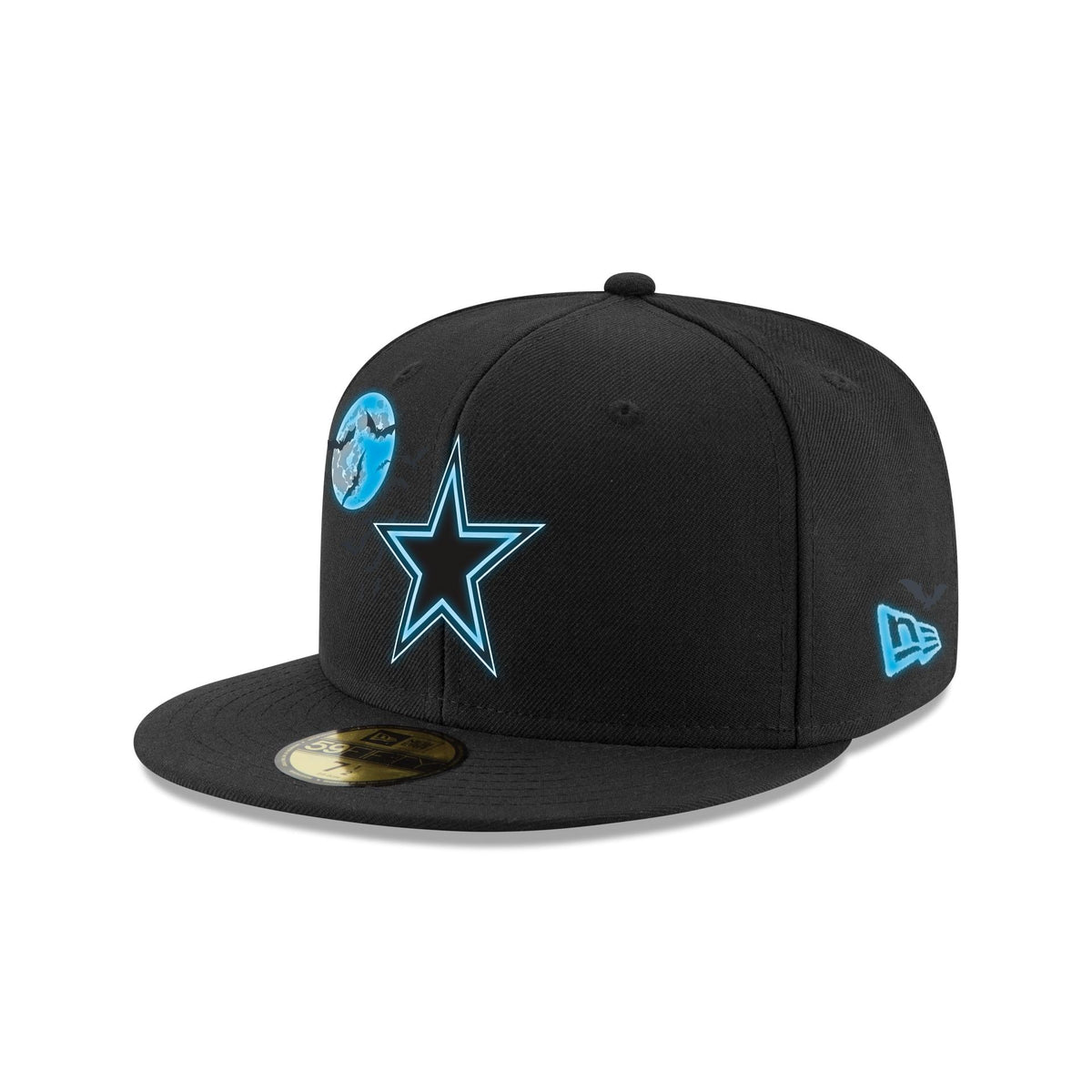 Dallas Cowboys Glow-in-the-Dark Bats 59FIFTY Fitted Hat