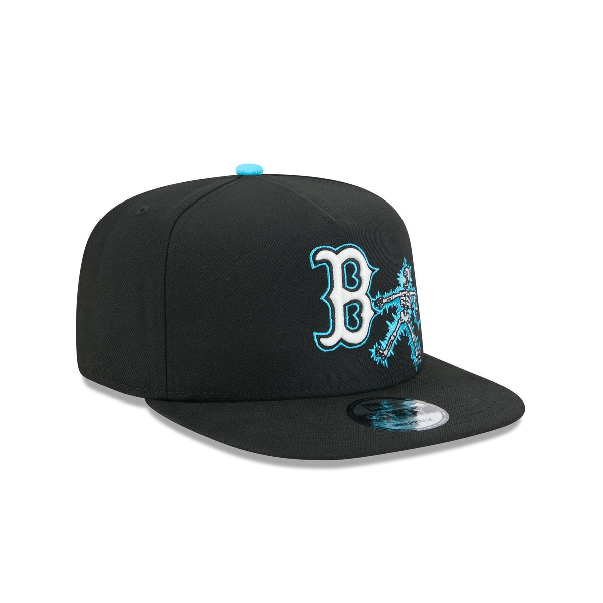 Boston Red Sox Electric Shock Skeleton 9FIFTY A-Frame Snapback Hat