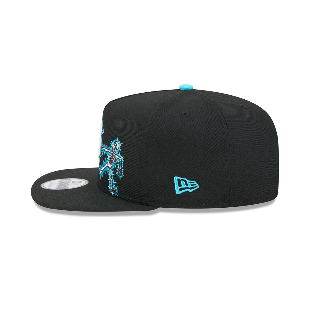 Detroit Tigers Electric Shock Skeleton 9FIFTY A-Frame Snapback Hat
