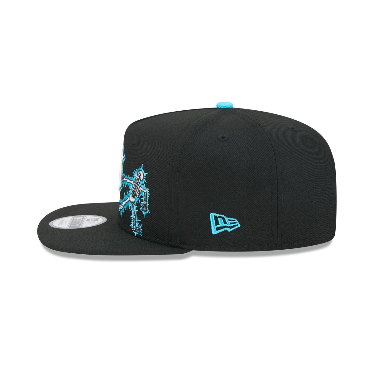 Detroit Tigers Electric Shock Skeleton 9FIFTY A-Frame Snapback Hat