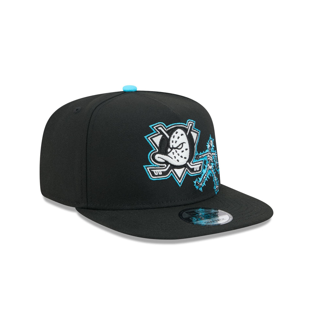 Anaheim Ducks Electric Shock Skeleton 9FIFTY A-Frame Snapback Hat