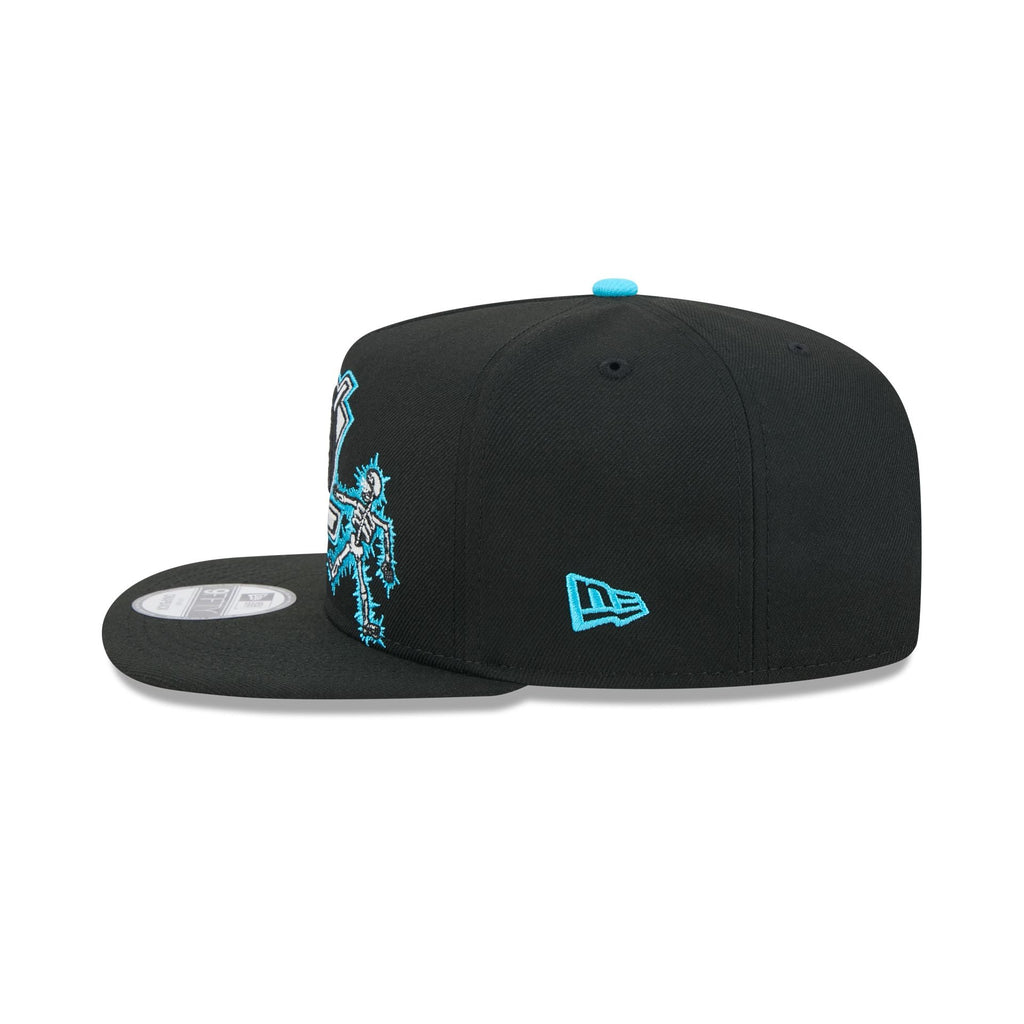 Anaheim Ducks Electric Shock Skeleton 9FIFTY A-Frame Snapback Hat