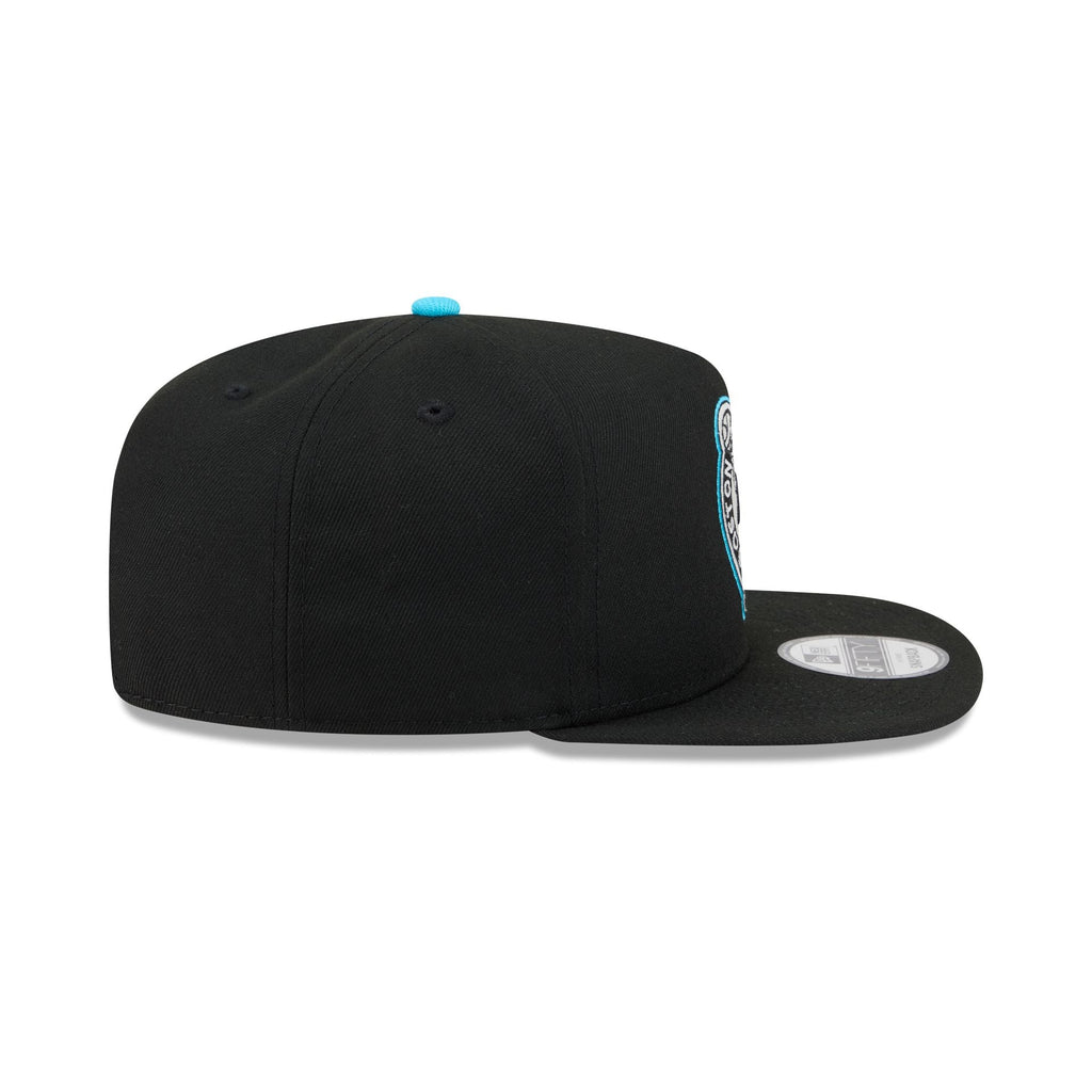 Boston Celtics Electric Shock Skeleton 9FIFTY A-Frame Snapback Hat