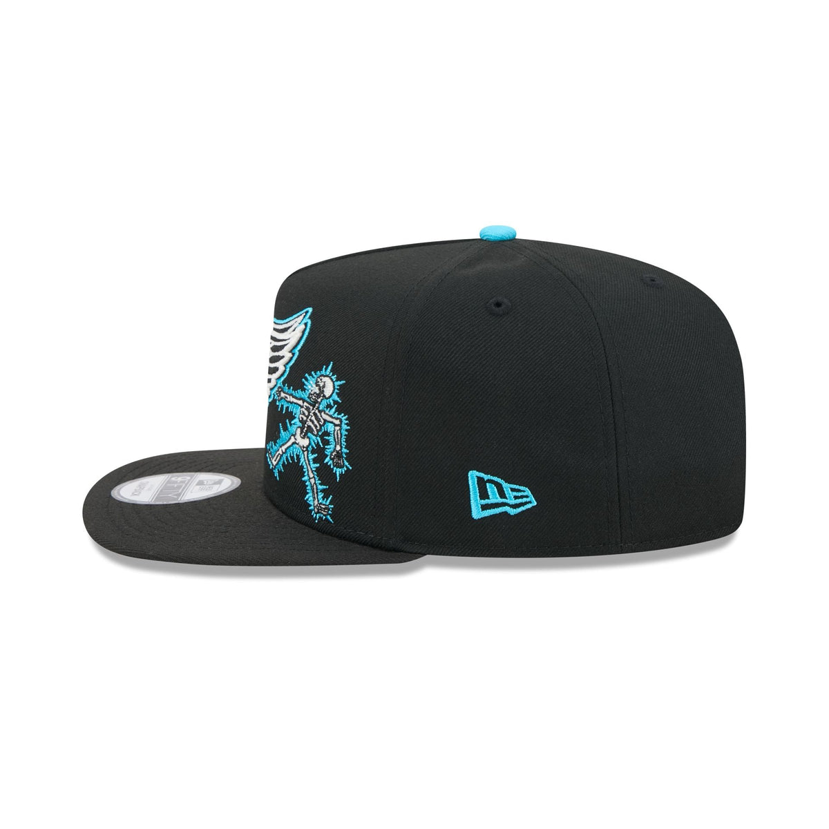 Detroit Red Wings Electric Shock Skeleton 9FIFTY A-Frame Snapback Hat