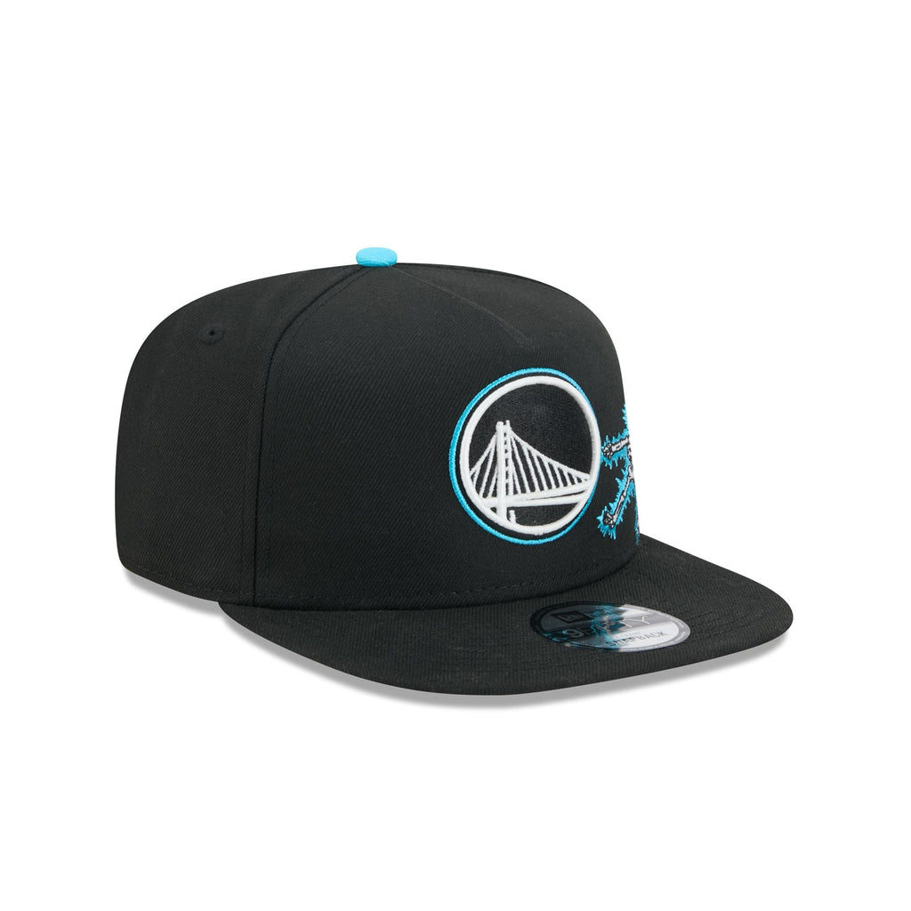 Golden State Warriors Electric Shock Skeleton 9FIFTY A-Frame Snapback Hat