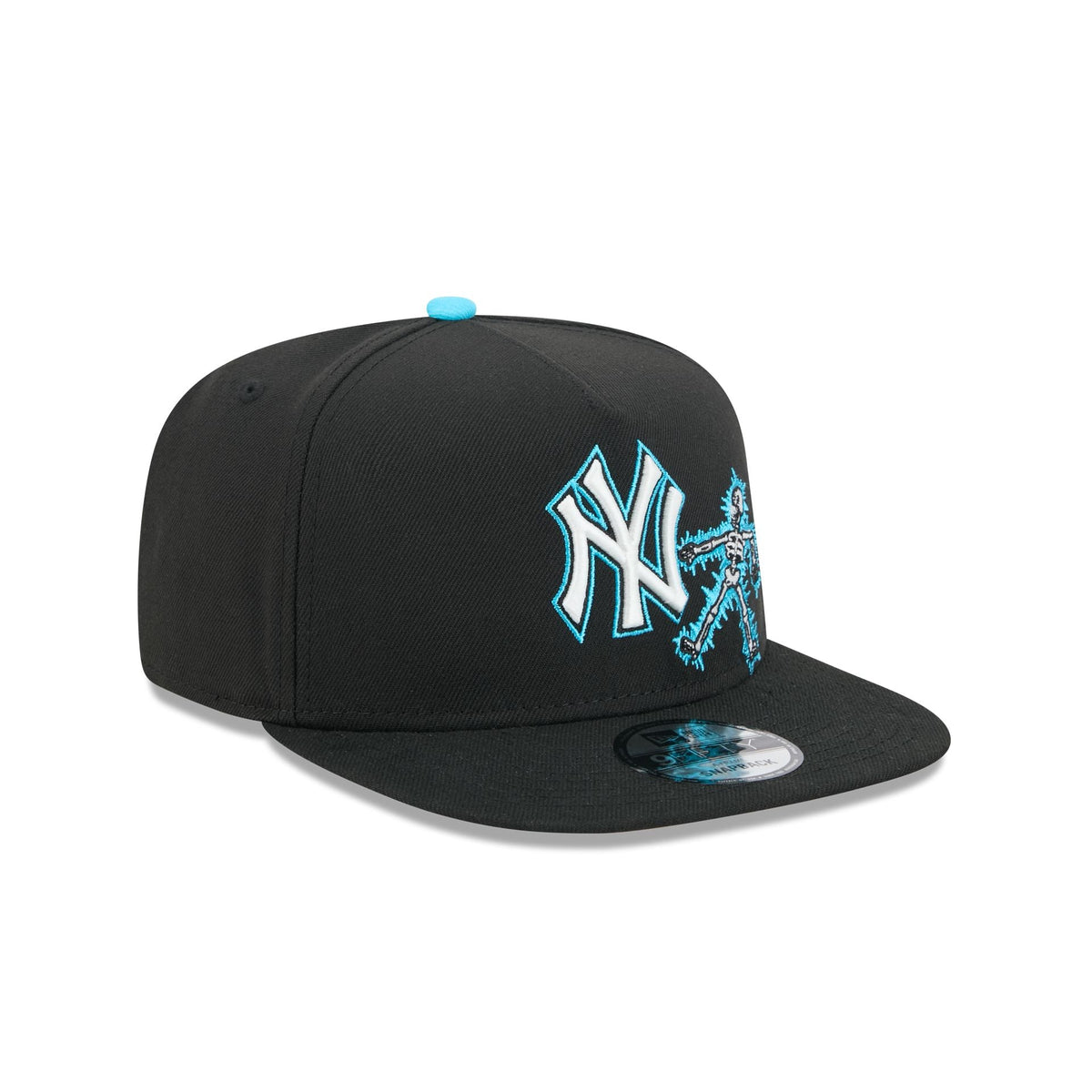 New York Yankees Electric Shock Skeleton 9FIFTY A-Frame Snapback Hat
