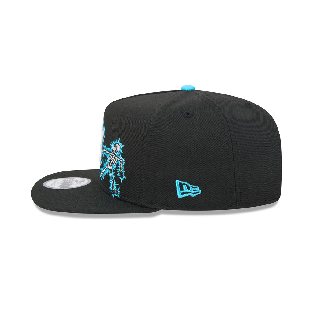 New York Yankees Electric Shock Skeleton 9FIFTY A-Frame Snapback Hat
