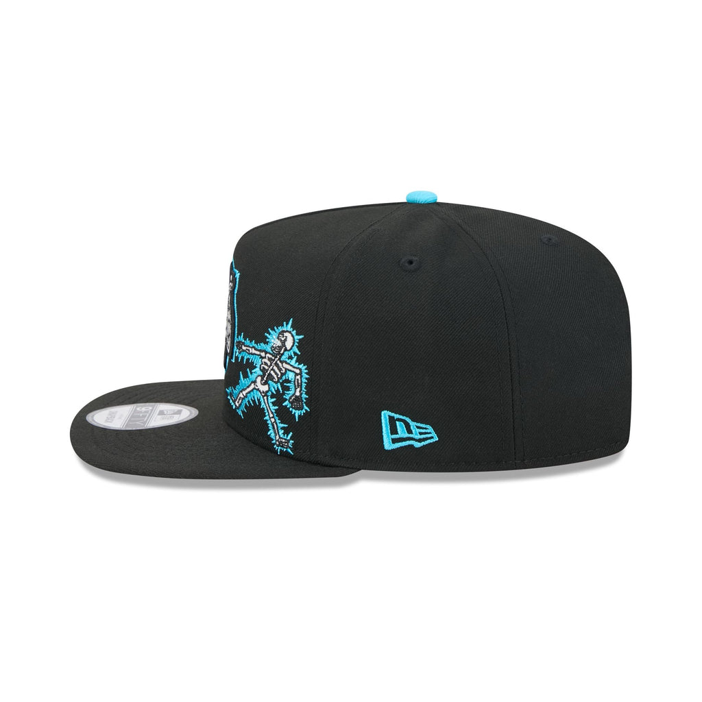 Chicago Blackhawks Electric Shock Skeleton 9FIFTY A-Frame Snapback Hat