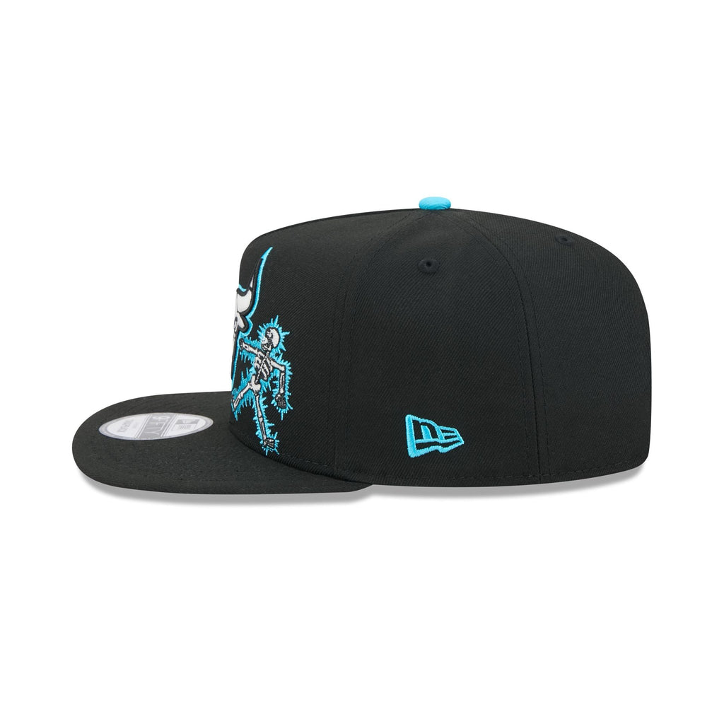 Chicago Bulls Electric Shock Skeleton 9FIFTY A-Frame Snapback Hat