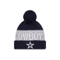 Dallas Cowboys 2026 Sideline Cold Weather Women's Pom Knit Hat