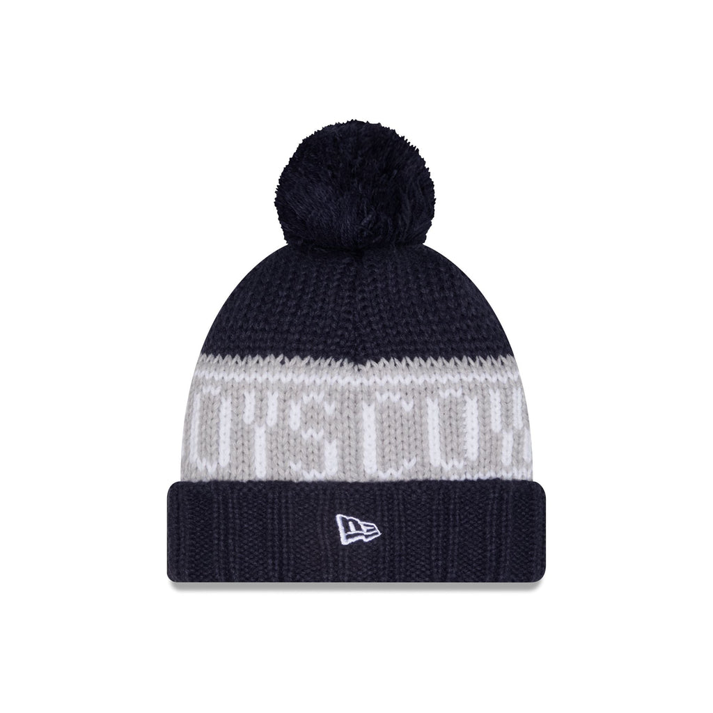 Dallas Cowboys 2026 Sideline Cold Weather Women's Pom Knit Hat