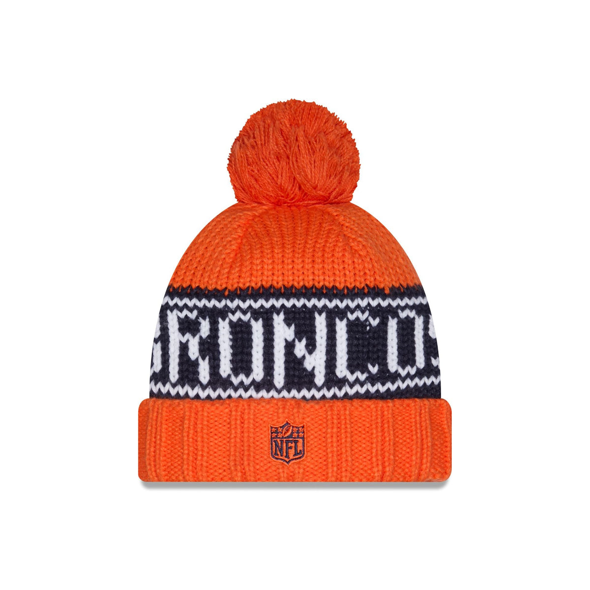 Denver Broncos 2026 Sideline Cold Weather Women's Pom Knit Hat