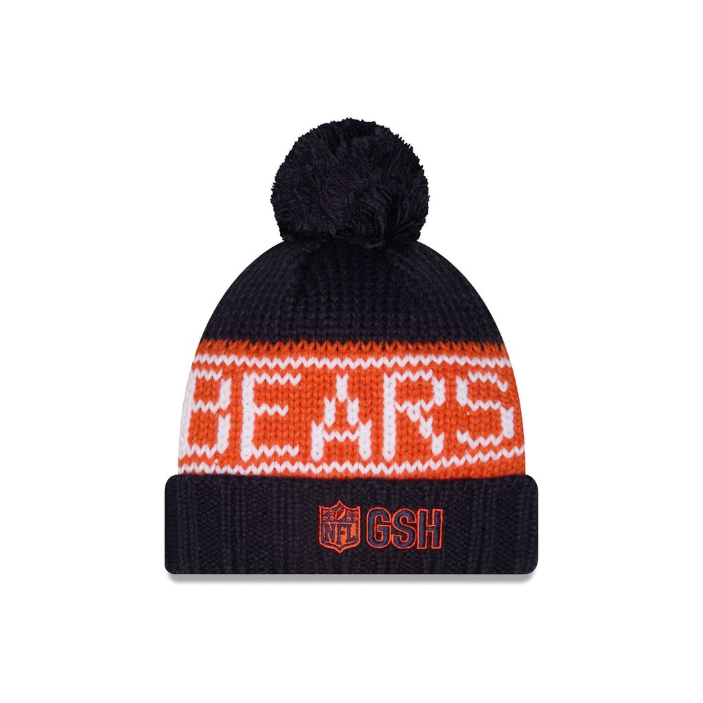 Chicago Bears 2026 Sideline Cold Weather Women's Pom Knit Hat